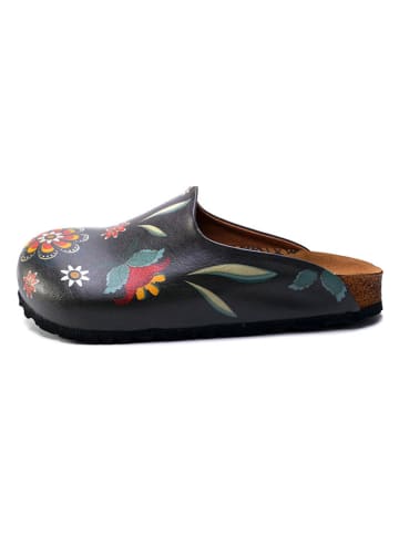 Calceo Chodaki w kolorze czarnym ze wzorem