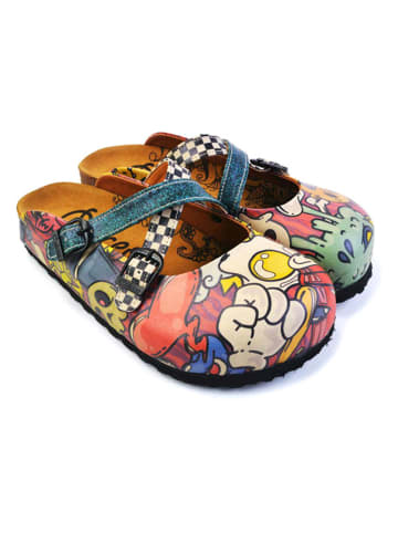 Calceo Clogs in Bunt