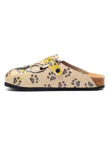 Calceo Clogs beige/meerkleurig