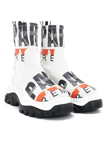 Goby Chelseaboots wit