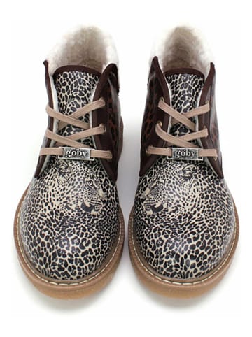 Goby Enkelboots bruin/zwart