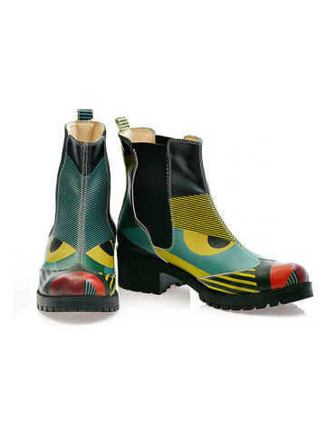 Goby Chelsea-Boots in Blau/ Bunt