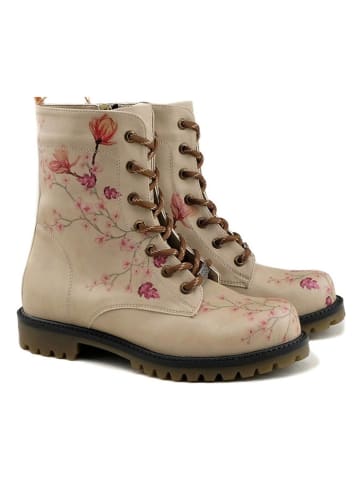 Goby Boots in Beige/ Bunt