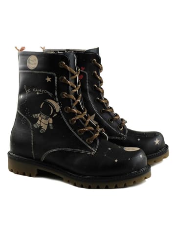 Goby Boots in Schwarz/ Bunt