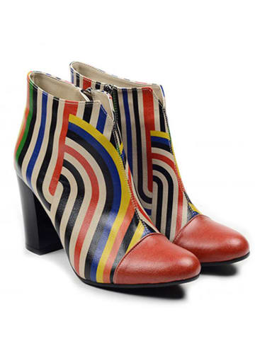 Goby Ankle-Boots in Bunt