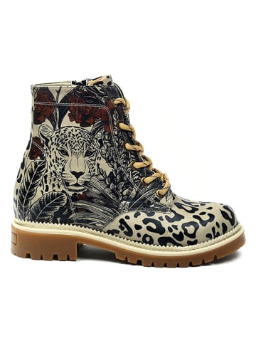 Goby Boots in Beige/ Bunt