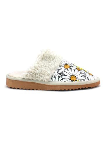 Neefs Hausschuhe in Weiß/ Gelb