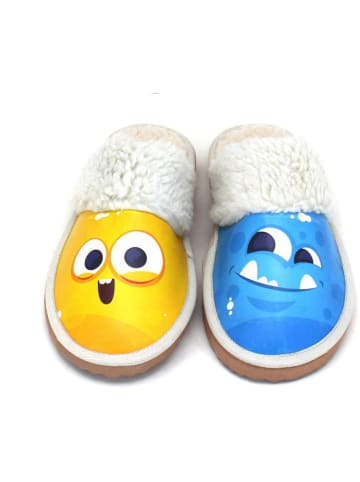 Goby Kapcie w kolorze niebiesko-żółtym