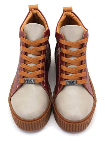 Goby Sneakers in Rot/ Creme