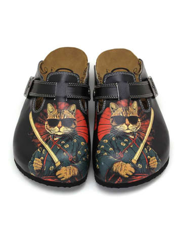 Goby Clogs in Schwarz