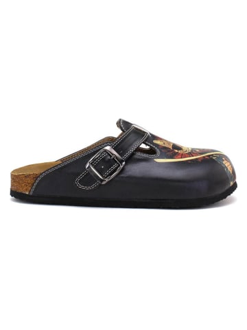 Goby Clogs in Schwarz