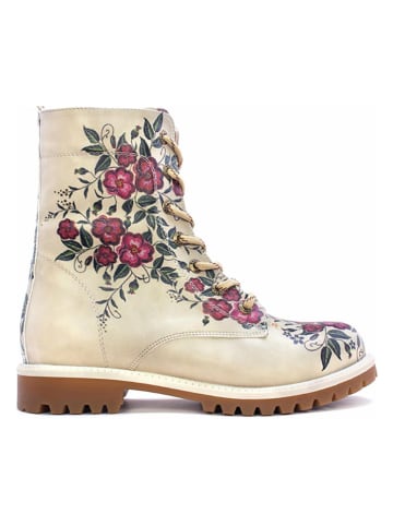 Goby Boots in Beige/ Bunt