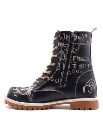 Goby Boots zwart/beige