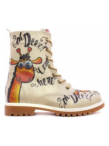 Goby Boots in Beige/ Bunt