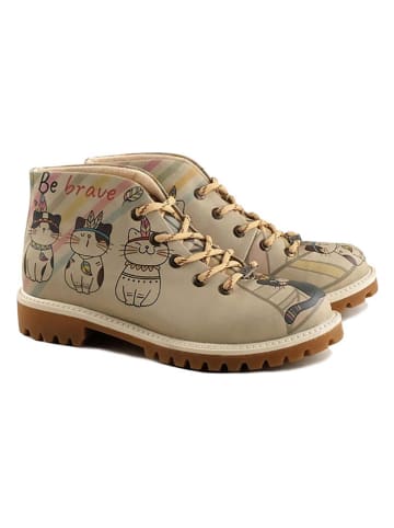 Goby Trzewiki w kolorze beżowym