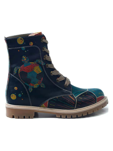 Goby Boots donkerblauw/meerkleurig