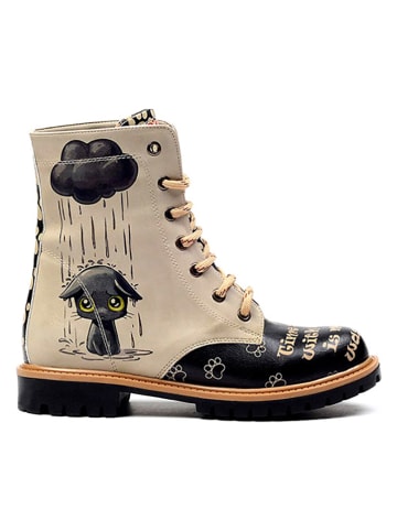 Goby Boots in Beige/ Bunt