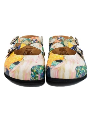 Calceo Clogs in Bunt