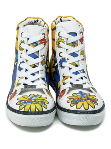 Goby Sneakersy w kolorze niebiesko-żółtym