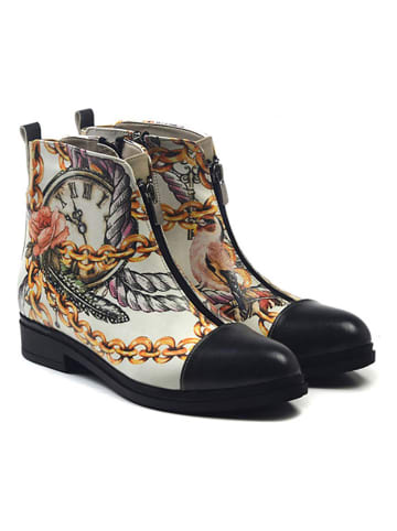 Goby Boots crème/meerkleurig