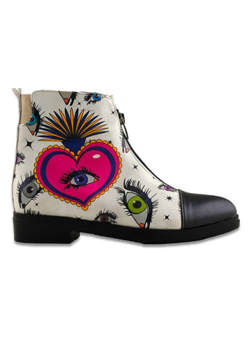 Goby Boots in Bunt/ Weiß