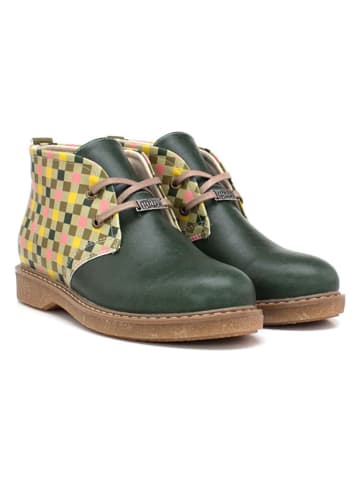 Goby Ankle-Boots in Grün/ Bunt