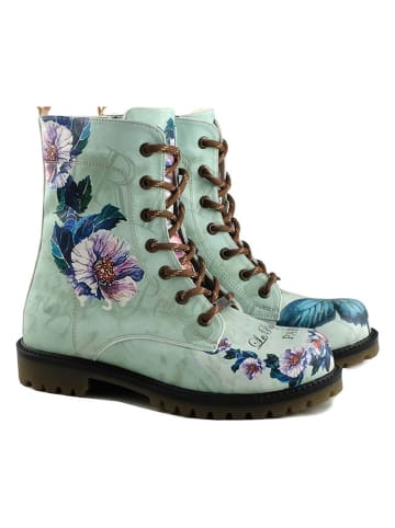 Goby Boots mintgroen/meerkleurig