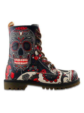 Goby Boots in Antrazit/ Bunt