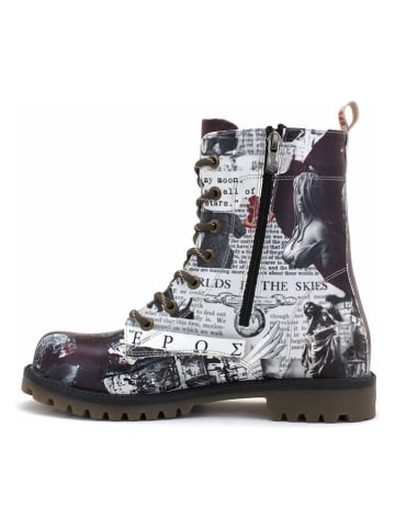 Goby Boots in Weiß/ Schwarz