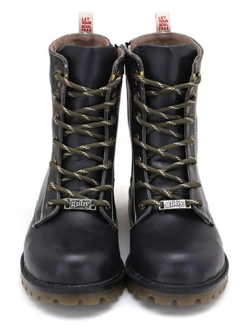 Goby Boots in Schwarz/ Bunt