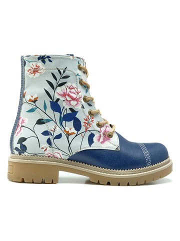 Goby Boots in Blau/ Bunt