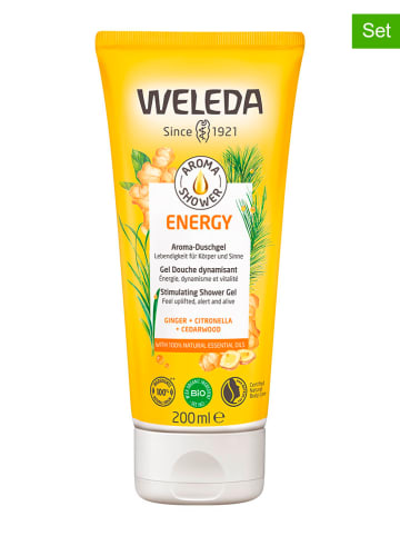Weleda 2er-Set: Duschgel "Aroma Shower Energy", je 200 ml