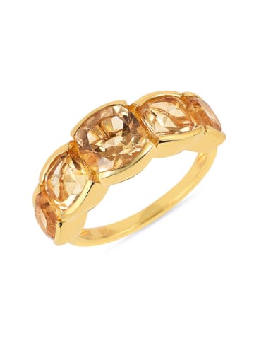 Les Petites Précieuses Vergold. Ring mit Edelsteinen