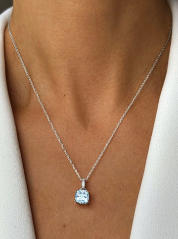 Les Petites Précieuses Zilveren ketting met hanger - (L)16 cm