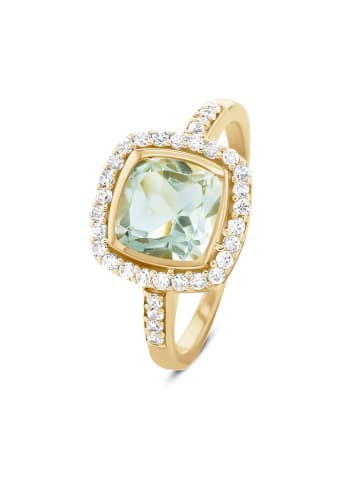 Les Petites Précieuses Vergold. Ring mit Edelsteinen