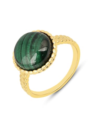 Les Petites Précieuses Vergold. Ring mit Edelstein