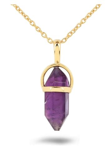 Les Petites Précieuses Vergold. Halskette mit Anhänger - (L)16 cm