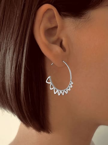 Les Petites Précieuses Zilveren oorhangers