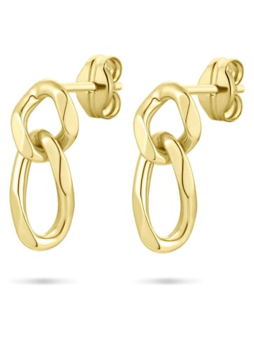 Les Petites Précieuses Pozłacane kolczyki-wkrętki