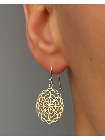 Les Petites Précieuses Vergulde oorhangers