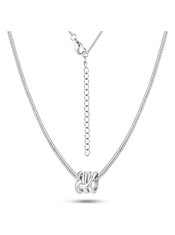 Les Petites Précieuses Silber-Halskette mit Schmuckelement - (L)40 cm