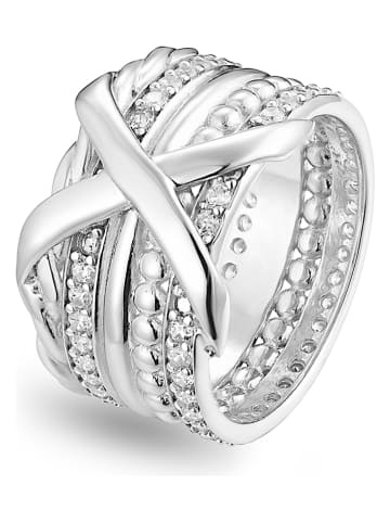 Les Petites Précieuses Silber-Ring mit Edelsteinen