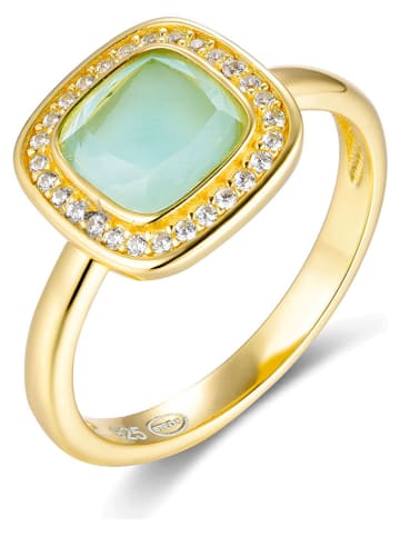 Les Petites Précieuses Vergold. Ring mit Edelsteinen