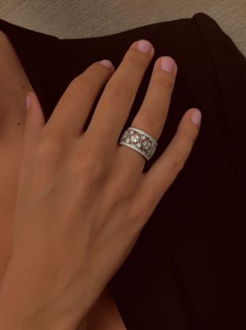 Les Petites Précieuses Silber-Ring mit Edelsteinen