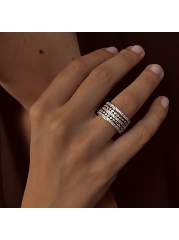 Les Petites Précieuses Zilveren ring met edelstenen