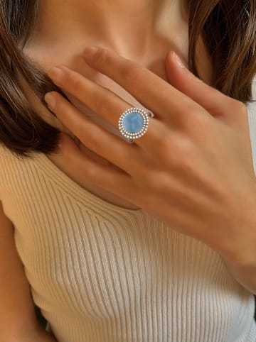 Les Petites Précieuses Zilveren ring met edelstenen