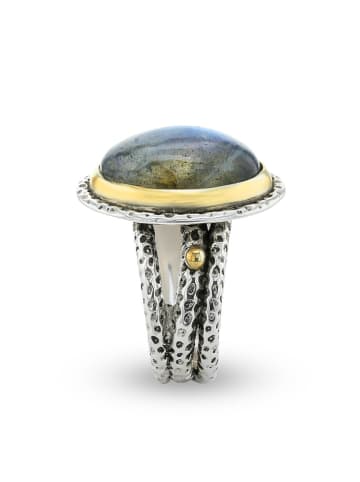 Les Petites Précieuses Zilveren ring met edelstenen