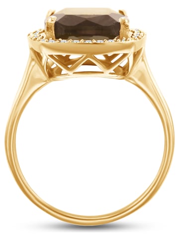 Les Petites Précieuses Vergold. Ring mit Edelsteinen