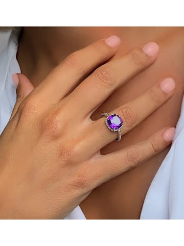 Les Petites Précieuses Silber-Ring mit Edelstein