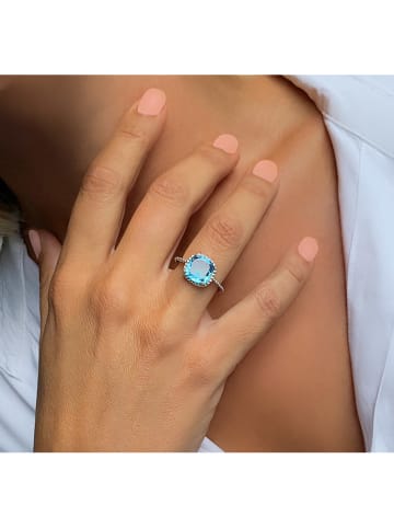 Les Petites Précieuses Silber-Ring mit Edelstein